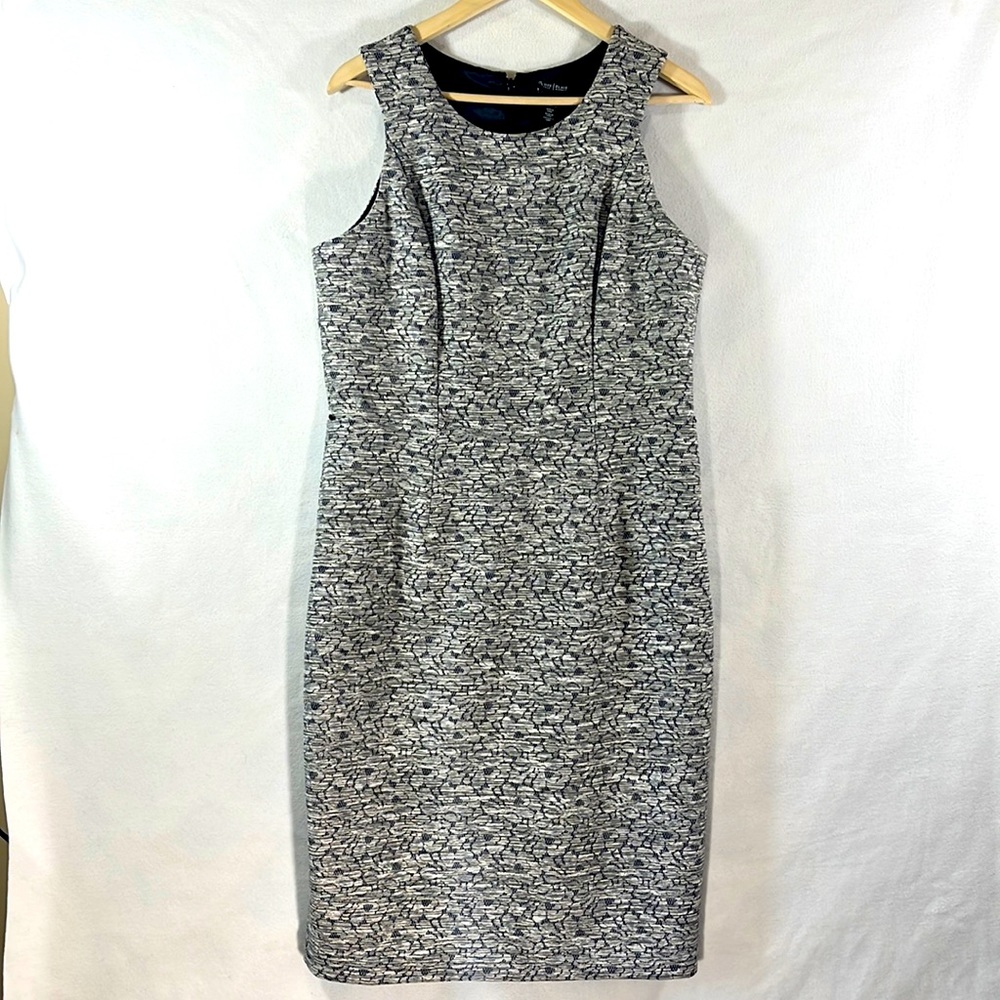 White house black market sleeveless lace dress.
